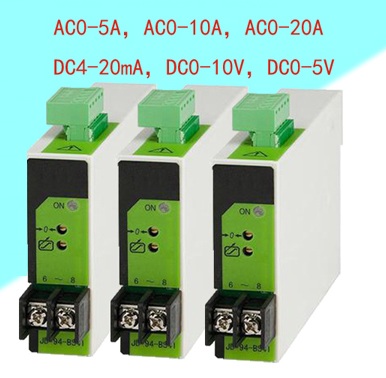 Bộ chuyển đổi tín hiệu JD1008-4I, current transmitter input AC0-5A output 4-20mA