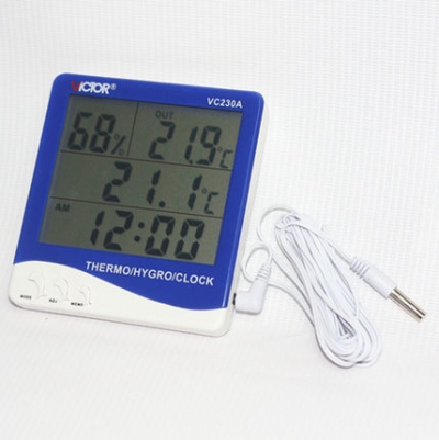 Nhiệt ẩm kế, digital thermometer hygrometer thermometer ,Victor VC230A, VC230