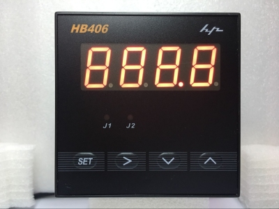 đồng hồ hiển thị điện áp, Digital display voltmeter intelligent voltmeter with 2 way alarm, HB406TB-V AC and DC universal 96X96