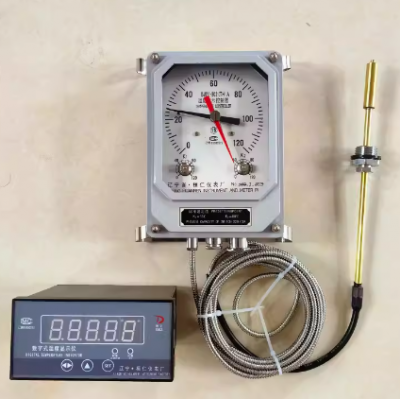 Đồng hồ đo nhiệt độ dầu máy biến áp lực, Huanren Instrument Factory BWY-802A (TH) / XMZ-22 Oil Level Thermometer Oil Temperature Meter