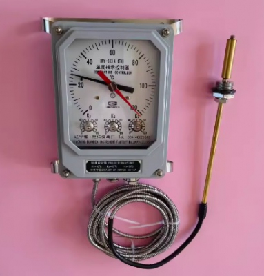 Đồng hồ đo nhiệt độ dầu máy biến áp lực, Huanren Instrument Factory BWY-803A (TH) Temperature Indicator Controller Transformer Oil Level Thermometer