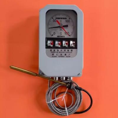 Đồng hồ đo nhiệt độ dầu máy biến áp lực, Huanren Instrument Factory BWY-804B (TH) Temperature Indicating Controller Oil Level Thermometer