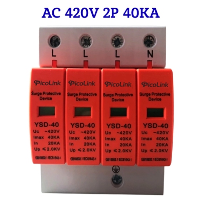 Chống sét lan truyền AC 4P, 40Ka, Picolink PL-CS4P-40