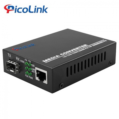 Bộ chuyển đổi quang điện SFP Picolink 10/100/1000M, PL-1SFP-1G