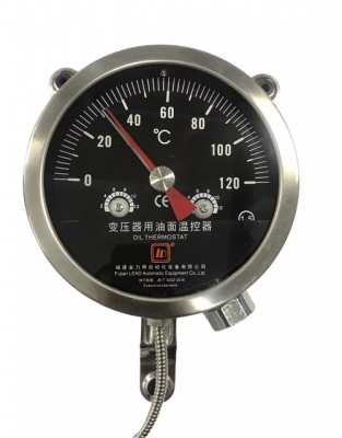 Đồng hồ đo nhiệt độ máy biến áp lực Fujian Lead   transformer oil level thermostat WTZK-02 oil level thermometer