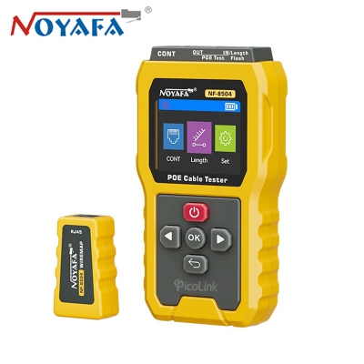 Máy Test Cáp Mạng Noyafa NF-8504 ( Đo số mét, Hỗ trợ POE )