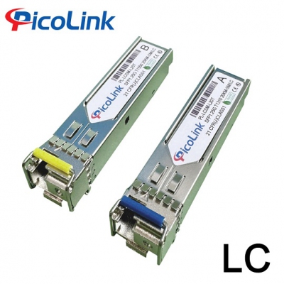 Module Quang SFP LC 1FO Single Mode 1.25Gbps Fiber A/B, PicoLink PL-LCSM-L20T