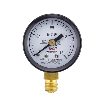 đồng hồ đo áp suất, đồng hồ đo áp lực kích thước mặt 40mm HONGQi Y-40Z ,Y-40 , Y-40ZT ,Y-40, YTN-40,  Y-40BF