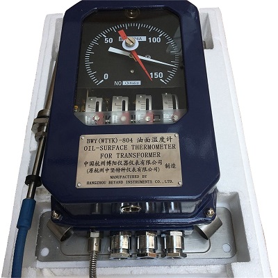 Đồng hồ đo nhiệt độ máy biến áp lực, Hangzhou Beyand BWY(WTYK)-804ATH, BWY-804A