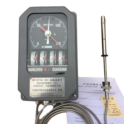Đồng hồ đo nhiệt độ máy biến áp lực, Hangzhou Guanshan BWY (WTYK) -804AD ,BWY-804AD