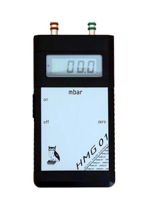 Dụng cụ đo áp suất kalinsky handheld electronic pressure gauge HMG01 pressure millibar meter 0-199.9mbar