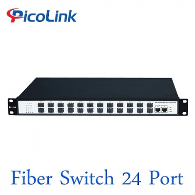 Switch quang 24 Port SFP + 2 Port Uplink Gigabit PL-24SFP-2L chính hãng Picolink