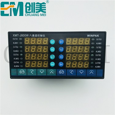 Bộ điều khiển nhiệt độ đa kênh, Multi-channel temperature controller XMT-J800W  8-channel