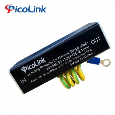 Thiết bị chống sét mạng Lan RJ45, IP Camera, PL-105POE-E1000