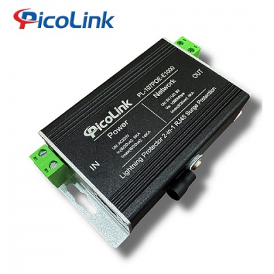 Thiết bị chống sét mạng Lan RJ45, IP Camera, Picolink PL-107POE-E1000
