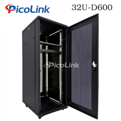Tủ Mạng 32U-D600, Tủ Rack 32U-D600, Picolink PL32U-D600